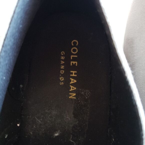 Cole Haan Grand OS Grey Suede Brogue Oxford Lace Up Shoes 9B Gray Size 9B - Picture 8 of 11